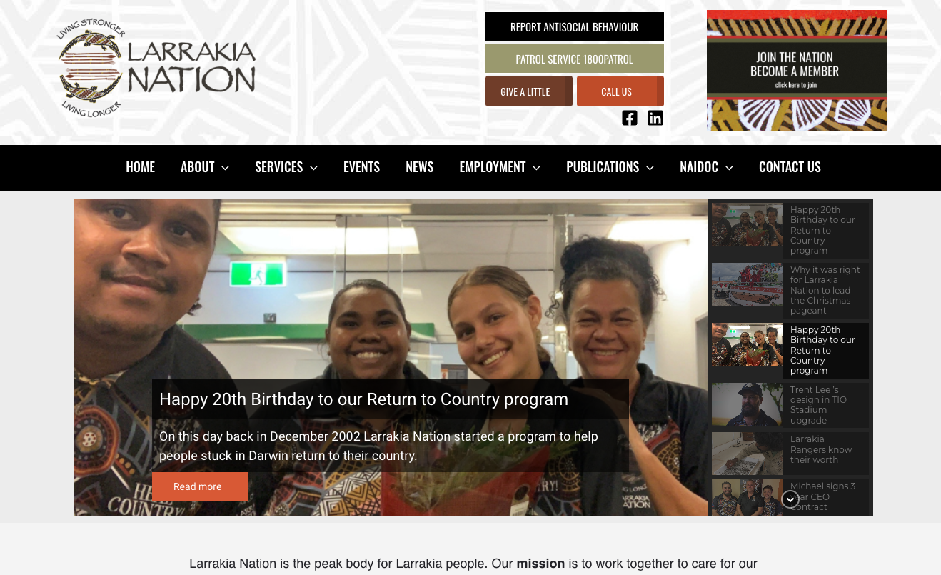 Larrakia nation website